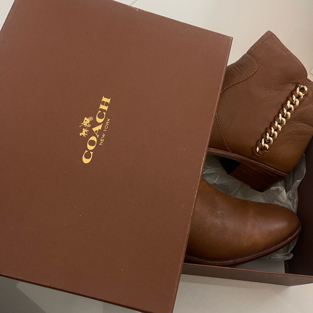 Coach tan boots - Picture 4 of 6